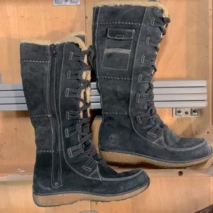 Timberland knee high Sherpa lined suede women’s boots